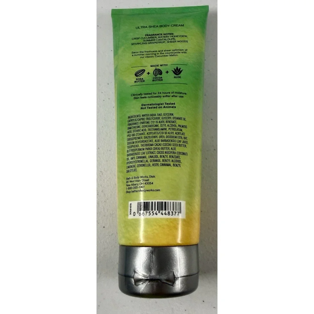 Bath & Body Works CUCUMBER MELON Ultra Shea Body Cream Lotion 8 oz *BRAND NEW*